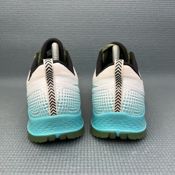 Saucony Peregrine 10 Trail Running Shoe Womens Size 10 S10568-25 Blue Green - Picture 5 of 9